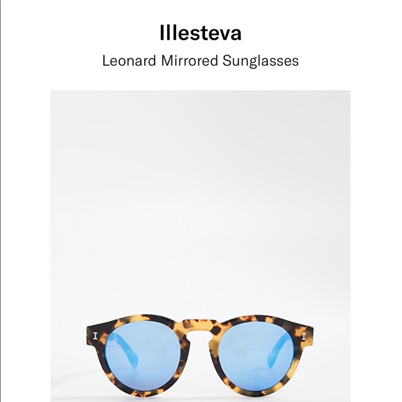 Illesteva Accessories - Illesteva Leonard Mirrored Lens Sunglasses